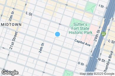 Map image of the property - 1309 25th St