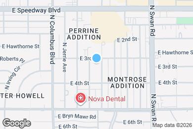 Map image of the property - 4454 E 3rd St