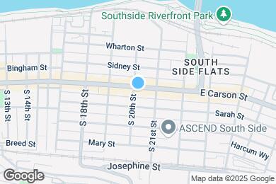 Map image of the property - 2002 E Carson St