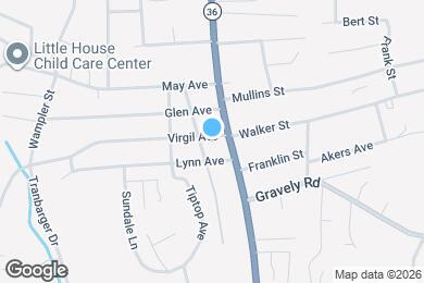 Map image of the property - 112 Virgil Ave