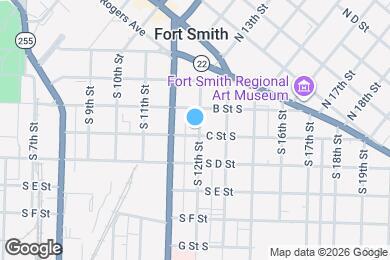 Map image of the property - 320 S 12th St