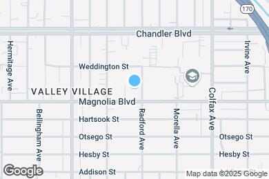 Map image of the property - 11911 Magnolia Blvd