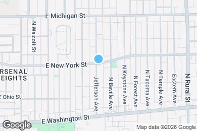 Map image of the property - 2201 E New York St