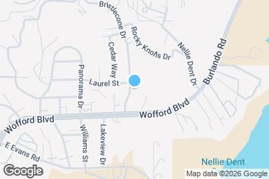 Map image of the property - 36 Bristlecone Dr