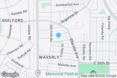 Map image of the property - 612 Chestnut Hill Ave