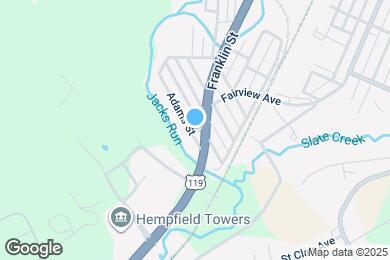 Map image of the property - 1925 Highland Ave