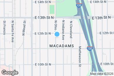 Map image of the property - 1242 N Ohio Ave