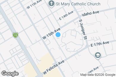 Map image of the property - 1536 S Maple St