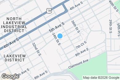 Map image of the property - 607 34th St S