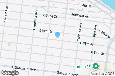 Map image of the property - 4039 E 55th St