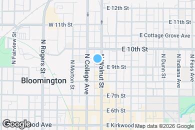 Map image of the property - 501 N Walnut St