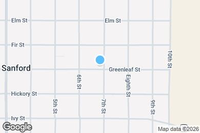 Map image of the property - 665 Greenleaf St