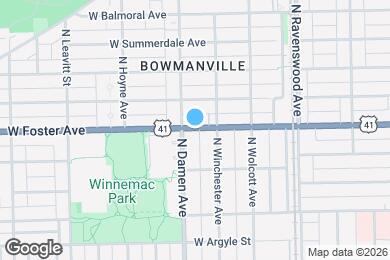 Map image of the property - 1969 W Foster Ave