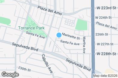 Map image of the property - 1843 Santa Fe Ave