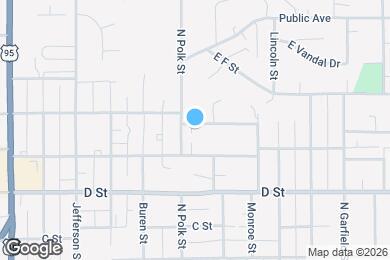 Map image of the property - 609 E Homestead Pl