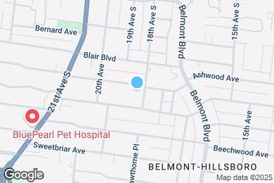 Map image of the property - 1803 Ashwood Ave