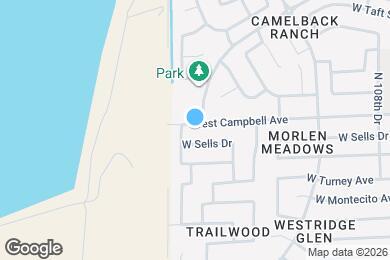Map image of the property - 11239 West Campbell Ave