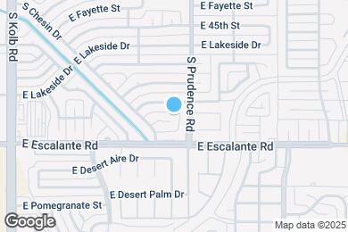 Map image of the property - 7441 E Perth Pl