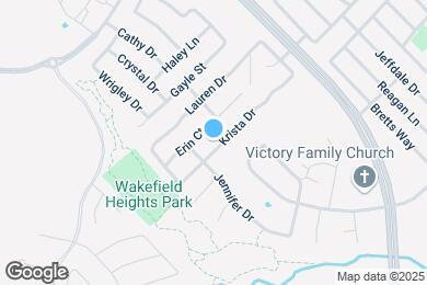 Map image of the property - 1412 Krista Dr