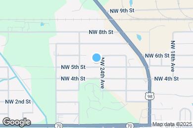 Map image of the property - 2447 NW 5th St