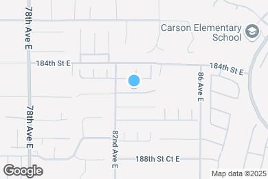 Map image of the property - 8217 185th Street Ct E