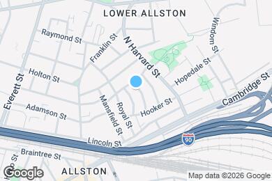 Map image of the property - 26 Arden St