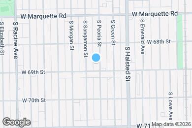 Map image of the property - 6844 S Peoria St