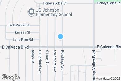 Map image of the property - 1830 Pershing Ave