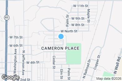 Map image of the property - 321 W 7th St
