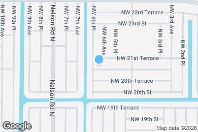Map image of the property - 607 NW 21st St