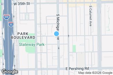 Map image of the property - 3700 S Michigan Ave