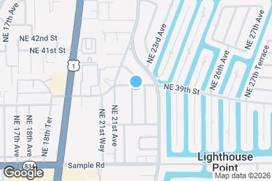 Map image of the property - 3870 NE 22nd Ter