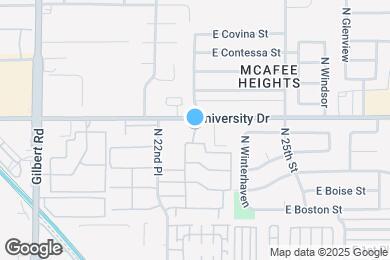 Map image of the property - 2301 E University Dr