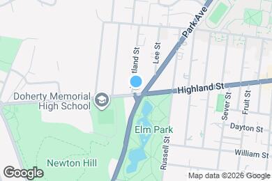 Map image of the property - 258 Highland St