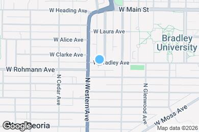 Map image of the property - 1808 W Bradley Ave