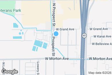 Map image of the property - 550 N Prospect St