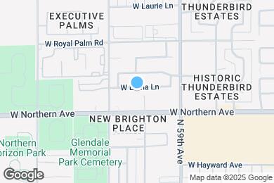 Map image of the property - 6015 W Loma Ln