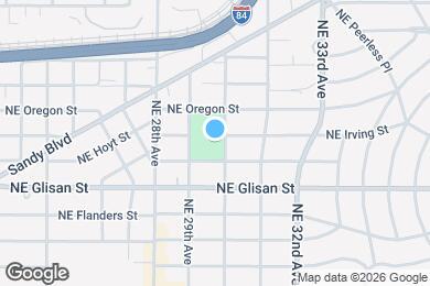 Map image of the property - 636 NE 30th Ave