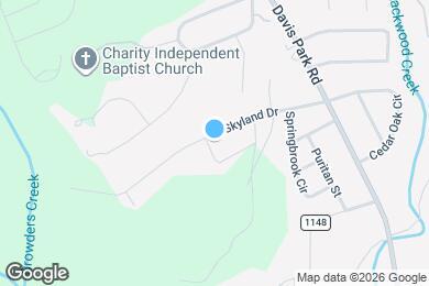 Map image of the property - 2521 Skyland Dr