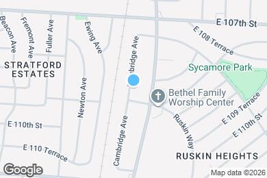 Map image of the property - 10741 Cambridge Ave