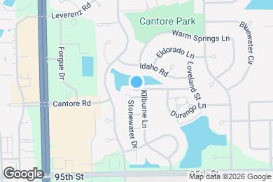 Map image of the property - 2807 Stonewater Dr