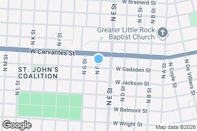 Map image of the property - 706 N F St