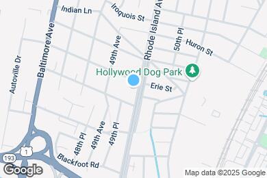 Map image of the property - 9210 Rhode Island Ave
