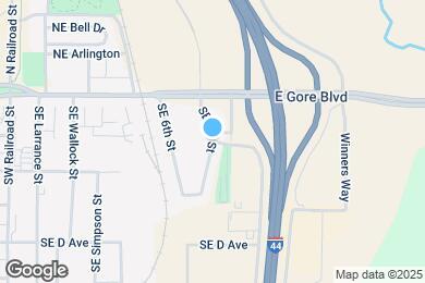 Map image of the property - 704 SE 7th St
