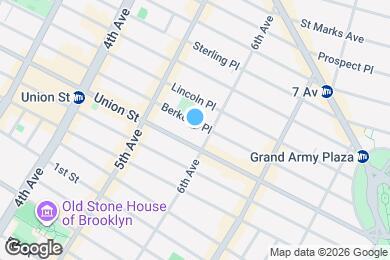 Map image of the property - 64 Berkeley Pl