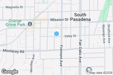 Map image of the property - 1155 Oxley St