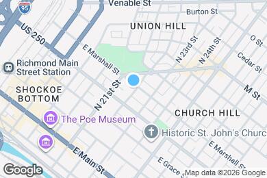 Map image of the property - 2123 E Marshall St