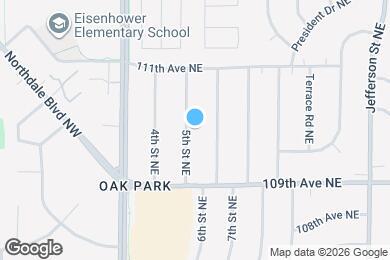 Map image of the property - 10943 5th St NE
