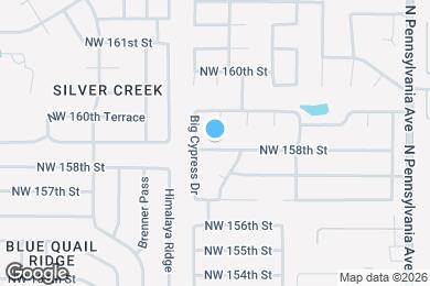 Map image of the property - 2421 NW 158th St