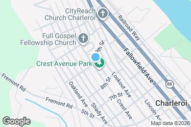 Map image of the property - 830 Crest Ave
